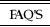 faq's
